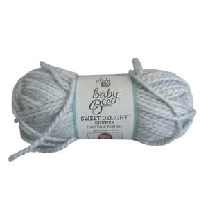 Baby Bee Yarn Sweet Delight Chunky Bare Blue Marled #401 #207130 109 Yards